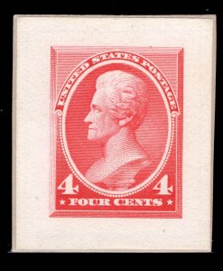 MOMEN: US STAMPS # 215P2 SMALL DIE PROOF ON WOVE $200 LOT #16388-37