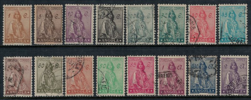 Angola #243-8,50-8,59*/u  CV $9.95