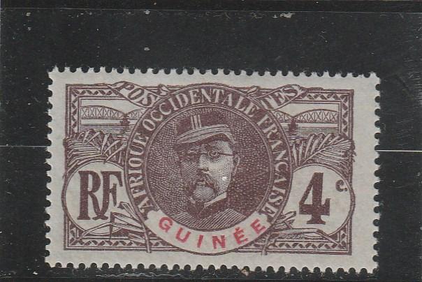 French Guinea  Scott#  35  MH  (1906 Gen. Faidherbe)