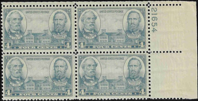 788 Mint,OG,NH... Plate Block of 4... SCV $7.50