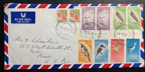 1962 Simonds Street New Zealand Airmail cover To Erie PA USA NAC Seal