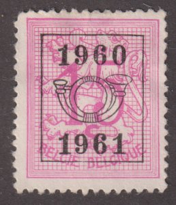 Belgium 408 Lion Rampant O/P 1959