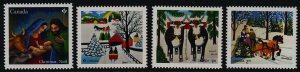 Canada 3254i-7i MNH Christmas, Art, Animals, Horses, Maud Lewis