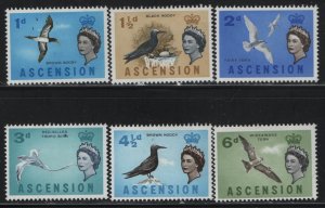 ASCENSION  75-80   MNH  SHORT SET