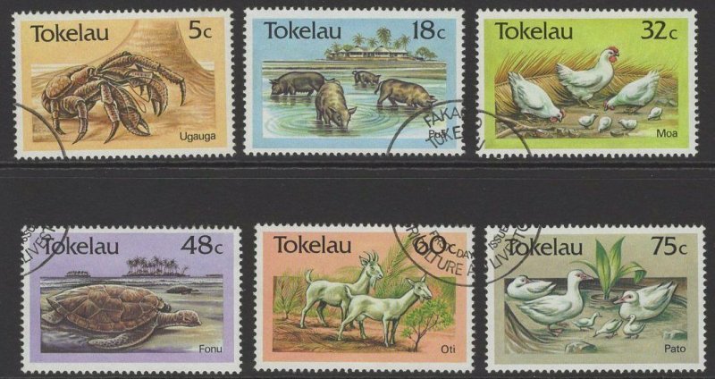 TOKELAU ISLANDS SG136/41 1986 AGRICULTURE FINE USED