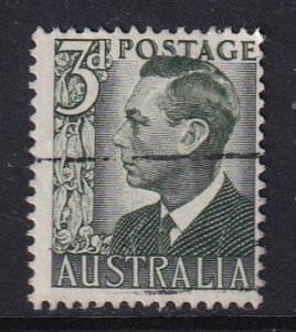 Australia   #233  used   1951  George VI  3p