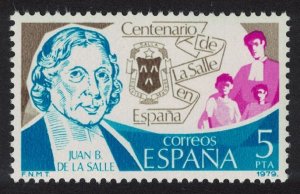 Spain Brothers of the Christian Schools 1979 MNH SG#2559