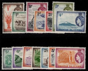 TRISTAN DA CUNHA QEII SG14-27, 1954 complete set, M MINT. Cat £90.