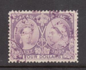 Canada #64 Very Fine Used With Magenta Winnipeg Cancel **With Certificate**