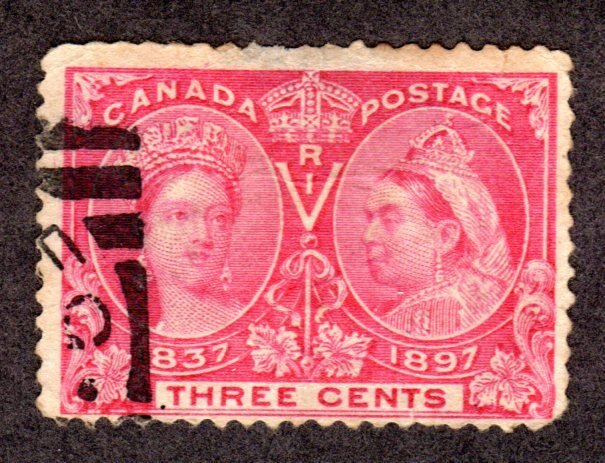 CANADA, Scott # 53, used, 2013 CAT = $ 2.50, Lot 200553 -02