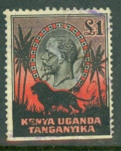 GT:Kenya Uganda Tanganyika 59 used trimmed at bottom CV $425