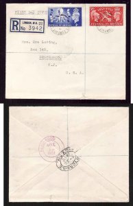 GB-#14229-cover-Reg'd FDC-Festival of Britain-3 May 1951-London WC 22-