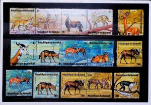 BURUNDI Topical African Animals Used Stamps 18087-