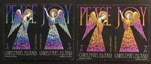 Christmas Island #56a & 58a MNH set Christmas 1972