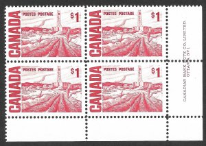 Doyle's_Stamps: MNH Canadian 1967 $1 Postage Stamp Lower PNB, Scott #465B**
