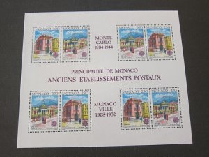 Monaco 1990 Sc 1717a set MNH