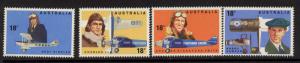 Australia 672-5 MNH Aircraft, Aviation Pioneers