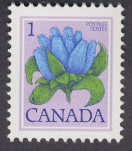 Canada - #781 Flowers - Bottle Gentian - MNH