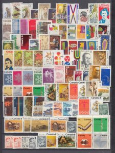 Z7131 J L,Stamps canada mnh/mh lot many mnh nice condition