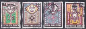 Papua New Guinea # 474-477, Myths of the Elema People, Used Set, 1/2 Cat.