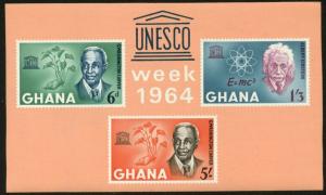 GHANA Sc#81a//191a 1960-64 Five Souvenir Sheets Mint NH