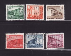 Hungary 962-967 Set U Buildings (A)