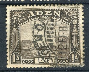 ADEN; 1937-38 early GVI Dow issue fine used 1a. value