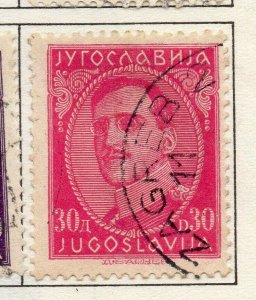 Yugoslavia 1931-36 Early Issue Fine Used 30d. NW-117107