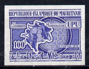 Mauritania 1973 World Universal Postal Union Day imperf c...