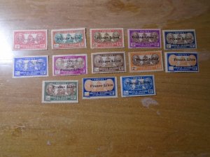 New Caledonia  #  239-51   no gum