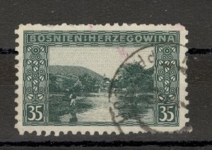 BOSNIA - AUSTRIA - USED STAMP, 35h - perf. 9¼ - 1906.