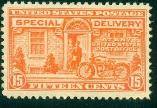 US #E13, 15¢ deep orange, p. 11, og, NH, VF, Scott $75.00