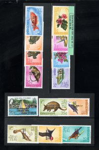 Grenada Stamps # 526-541 MNH VF Scott Value $33.00