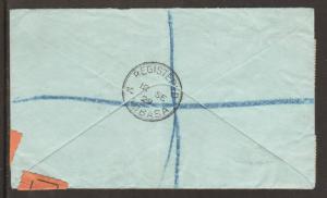 South Africa SG 34/41 on 1929 Registered Cover to Kenya