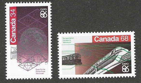 Canada 1092-1093  MNH SCV$1.65