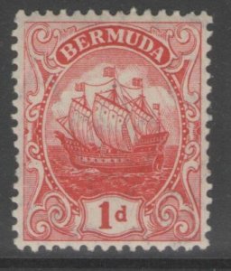 BERMUDA SG46 1910 1d RED MTD MINT 