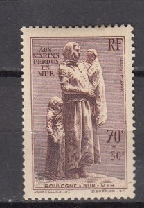 J43836 JLStamps 1939 france mh #b93 statue