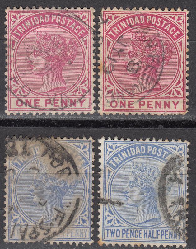 Trinidad - 1883 - QV small stamp lot (9475)