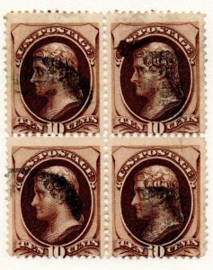 USA 150 Used Block of four