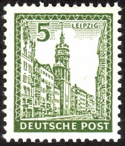 1946, Germany West Saxony 5pfg, MNH, Mi 152Y