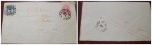 O) GERMANY, GERMAN STATES, THURN AND TAXIS,  EISENACH, CIRCULATED COVER XF