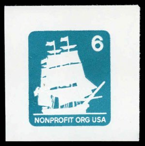 USA U609 Mint (NH) Cut Square