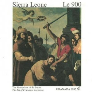 Sierra Leone 1992 - Spanish Art, Zurbaran - Imperf Souvenir Sheet - 1497 - MNH