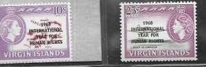 British Virgin Islands #190-191  (MNH) CV$0.65