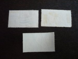 Stamps - Great Britain -Scott# 395-397 -Used & Mint Never Hinged Set of 3 Stamps