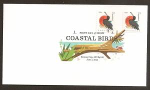 US 4996 Coastal Birds Frigatebird (coil) DCP FDC 2015