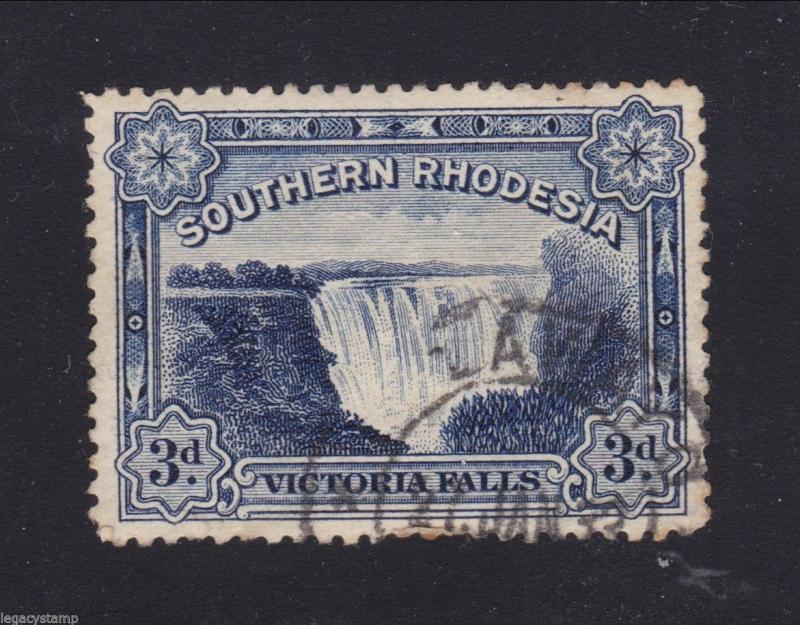 1932 South Rhodesia Scott # 32 - Victoria Falls.