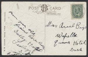 1909 Souris & Regina RPO/ No3 Postmark On PC to Wapella Sask
