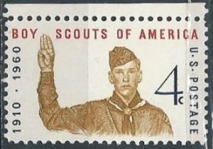 US 1145 (mh) 4¢ Boy Scouts (1960)