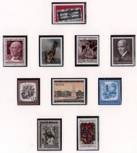 Austria lot of MNH stamps 1980 (album pages not included) (101)